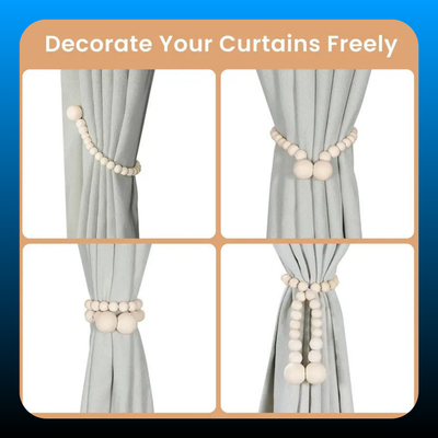 Magnetic Curtain Tiebacks (2 Pack)
