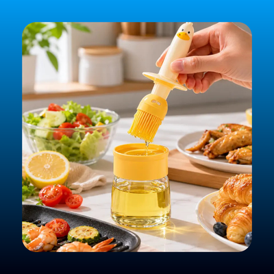 Cute Duck Shaped Silicone Oil Brush