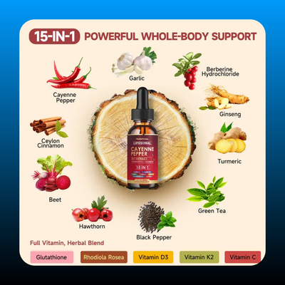 Liposomal Cayenne Pepper Drops