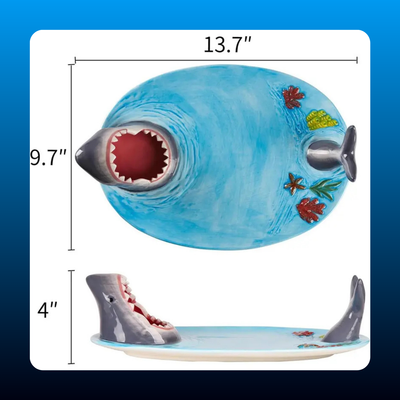 Shark Taco Holder Serving Plate