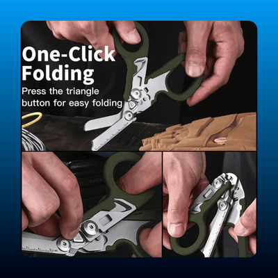 8-in-1 Tactical Folding Scissors
