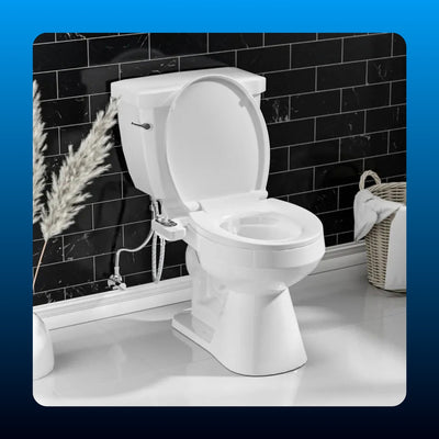 Non Electric Dual Nozzle Bidet Attachment