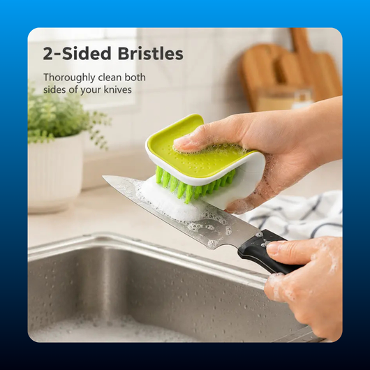 U-Shaped Knife Cleaning Brush