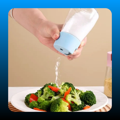 Precise Quantitative Push Type Salt and Pepper Shakers