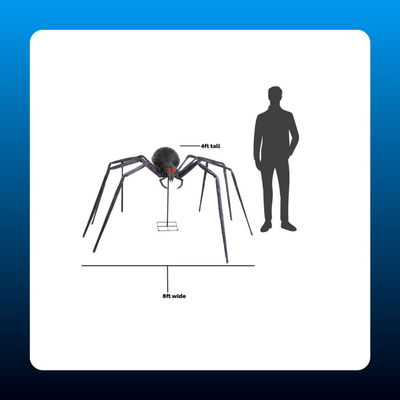 Giant Hairy Yard Spider Decoration
