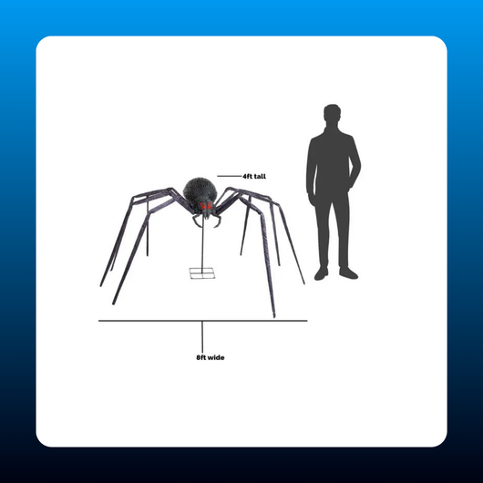 Giant Hairy Yard Spider Decoration