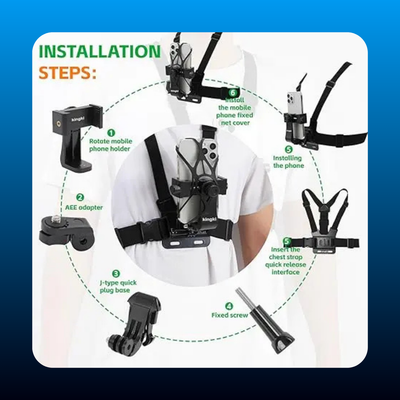 Head & Chest Strap Phone Holder