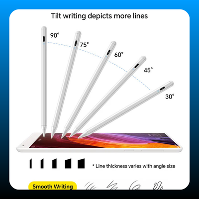 Tilt Sensitivity Palm Rejection Active Touch Screen Stylus Pen