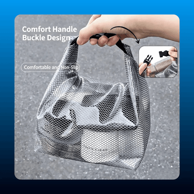 Waterproof Mesh Shower Caddy Bags (2 Pack)