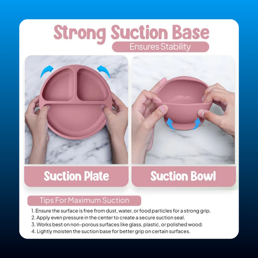 Baby Weaning Silicone Tableware Set