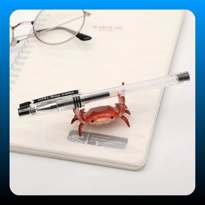 Realistic Crab-Shaped Pen Holder