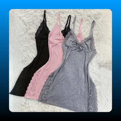 Lace Trim Modal Cami Nightdress
