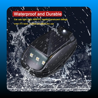 Wireless Solar Cab Lights for Truck No Drill Installation