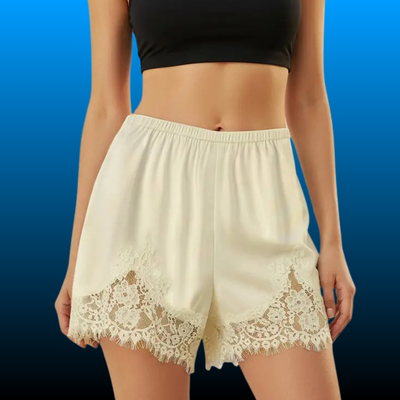 Satin Silk Lace Summer Shorts