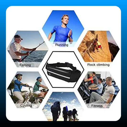 Adjustable Running Belt Pouch (3 Pack)