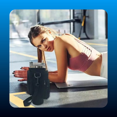 Adjustable Crossbody Strap Portable Water Bottle
