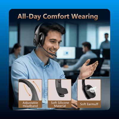 Wireless Trucker Noise Cancelling Headset