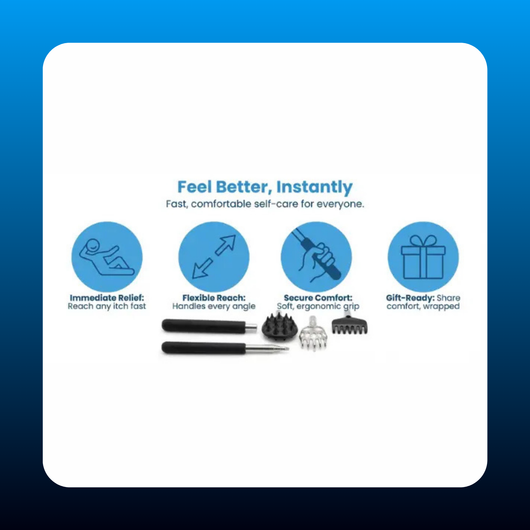 3-in-1 Extendable Backscratcher Rake