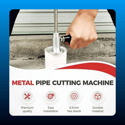 Drill-Powered Metal Pipe Cutter
