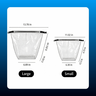 Waterproof Mesh Shower Caddy Bags (2 Pack)