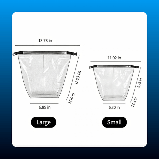 Waterproof Mesh Shower Caddy Bags (2 Pack)