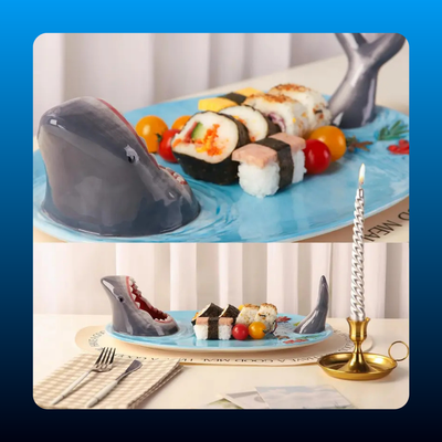 Shark Taco Holder Serving Plate
