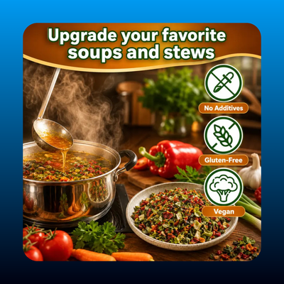 Dried Red & Green Bell Pepper Flakes Mix