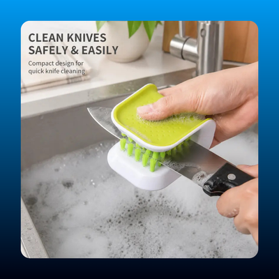 U-Shaped Knife Cleaning Brush