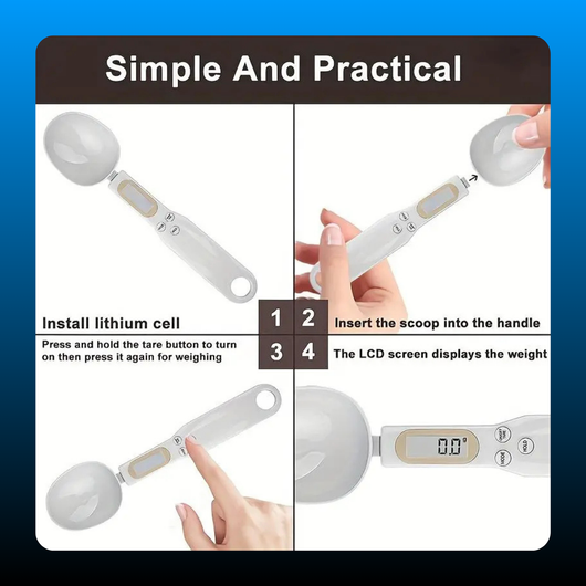 High Precision Kitchen Scale Spoon
