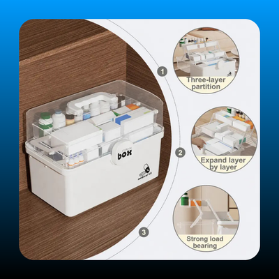 Three-Tier Medicine Organizer