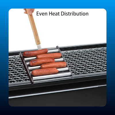 Stainless Steel Hot Dog Roller for the Grill