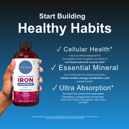 Vegan Liquid Iron Supplement