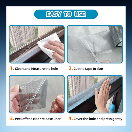 Self Adhesive Screen Repair Tape Roll