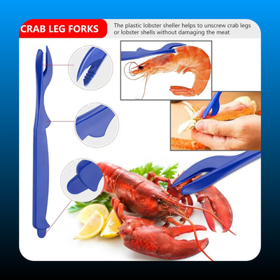 Crab Crackers and Tools Set of 4