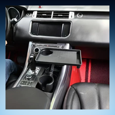 360° Rotating Car Cup Holder Tray