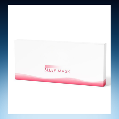 3D Contoured Blackout Sleep Eye Mask with Lash-Friendly Design