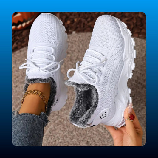 Fleece Lined Low Top Sneakers
