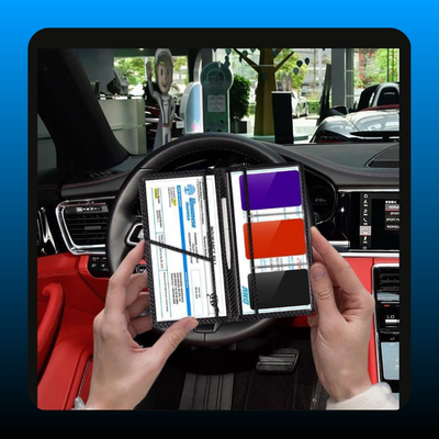 Magnetic Car Registration & Insurance Card Holder