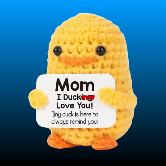 Duck I Love You Mom Handmade Crochet