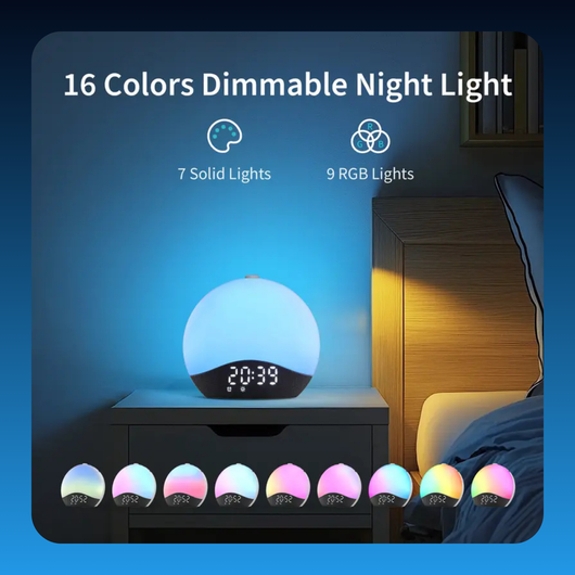 Sunrise Alarm Clock with White Noise Machine