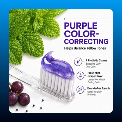 Probiotic Purple Color Correcting Toothpaste