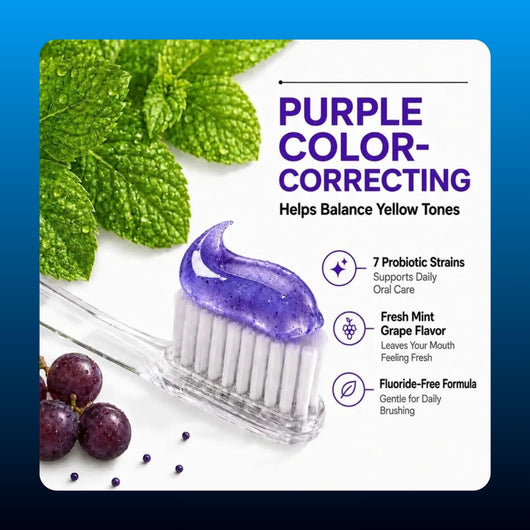 Probiotic Purple Color Correcting Toothpaste