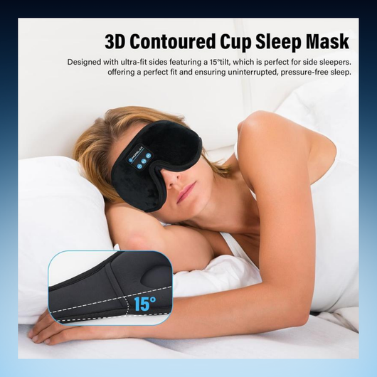 3D Bluetooth Sleep Mask Headphones