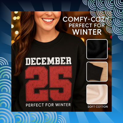 Retro Christmas Crewneck Sweatshirt