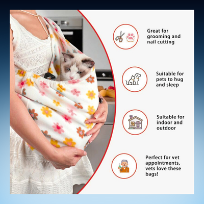 Hands-Free Pet Snuggle Sling Carrier