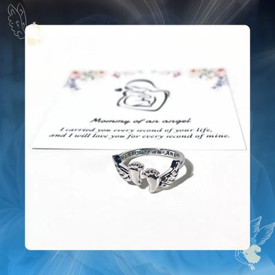 Adjustable Angel Wing Love Ring