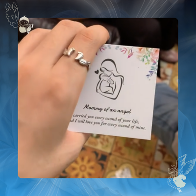 Adjustable Angel Wing Love Ring