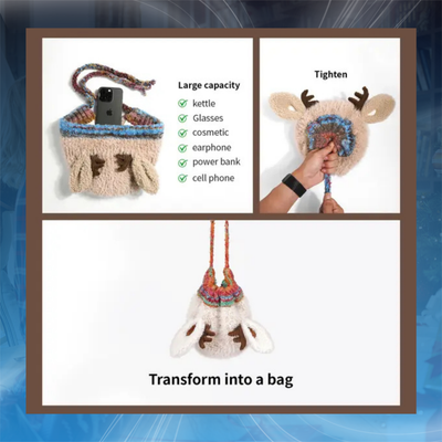 Festive Christmas Antler Hat