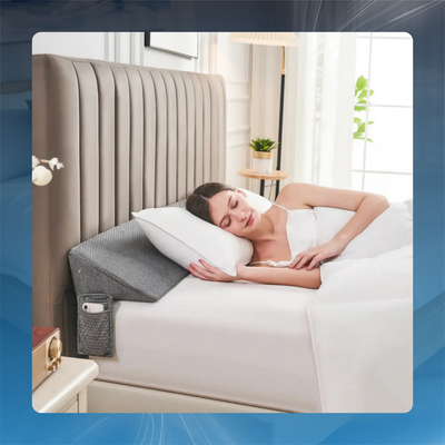 Bed Gap Filler Wedge Pillow for Headboard