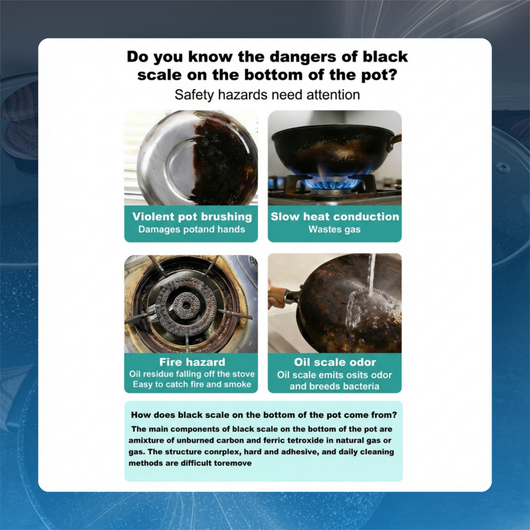 Black Stain Remover for Pots & Pans